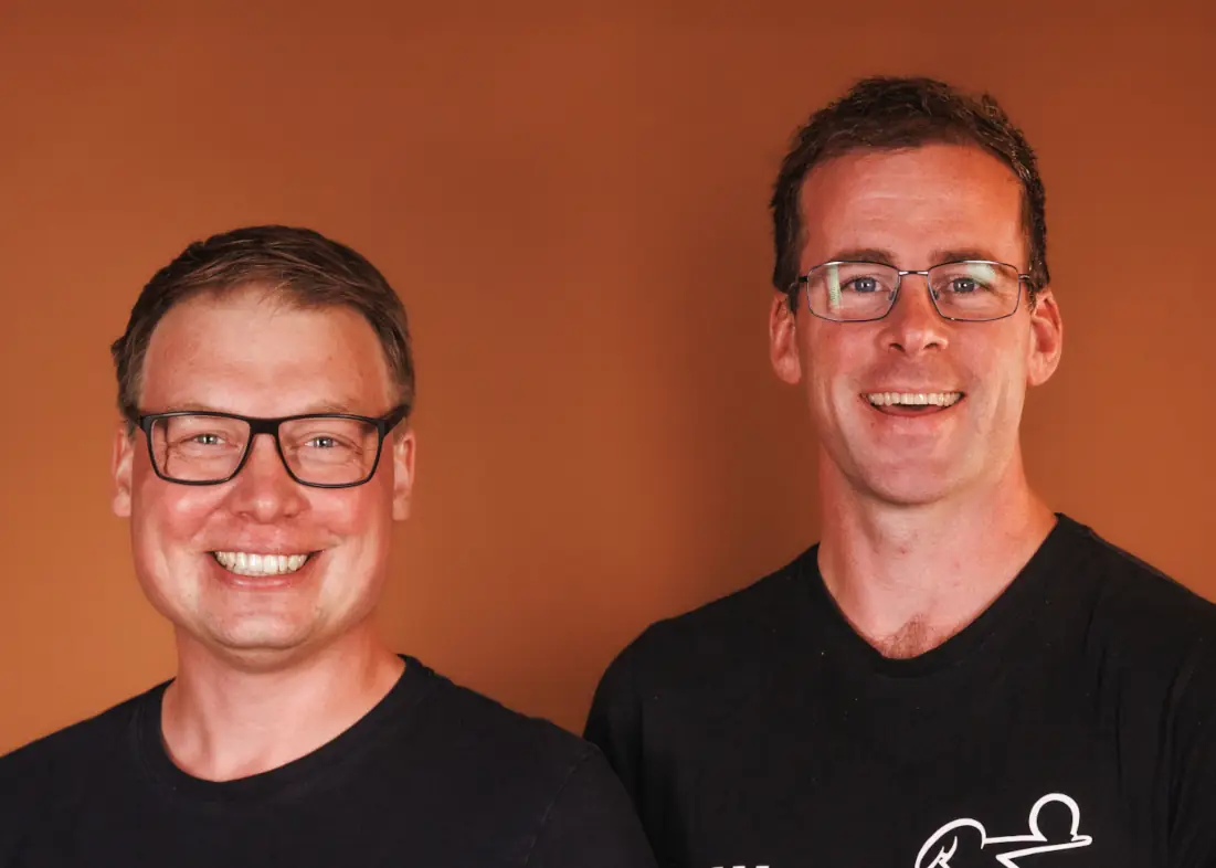 Dag Sverre og Henrik – teamet bak Syncmap